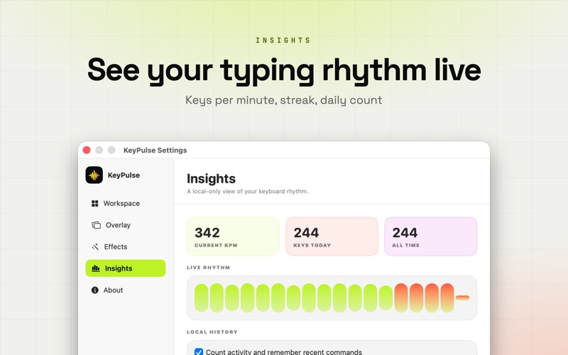 KeyPulse: Keystroke Display Screenshot 7