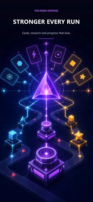 Polygon Defense: Idle TD screenshot 3