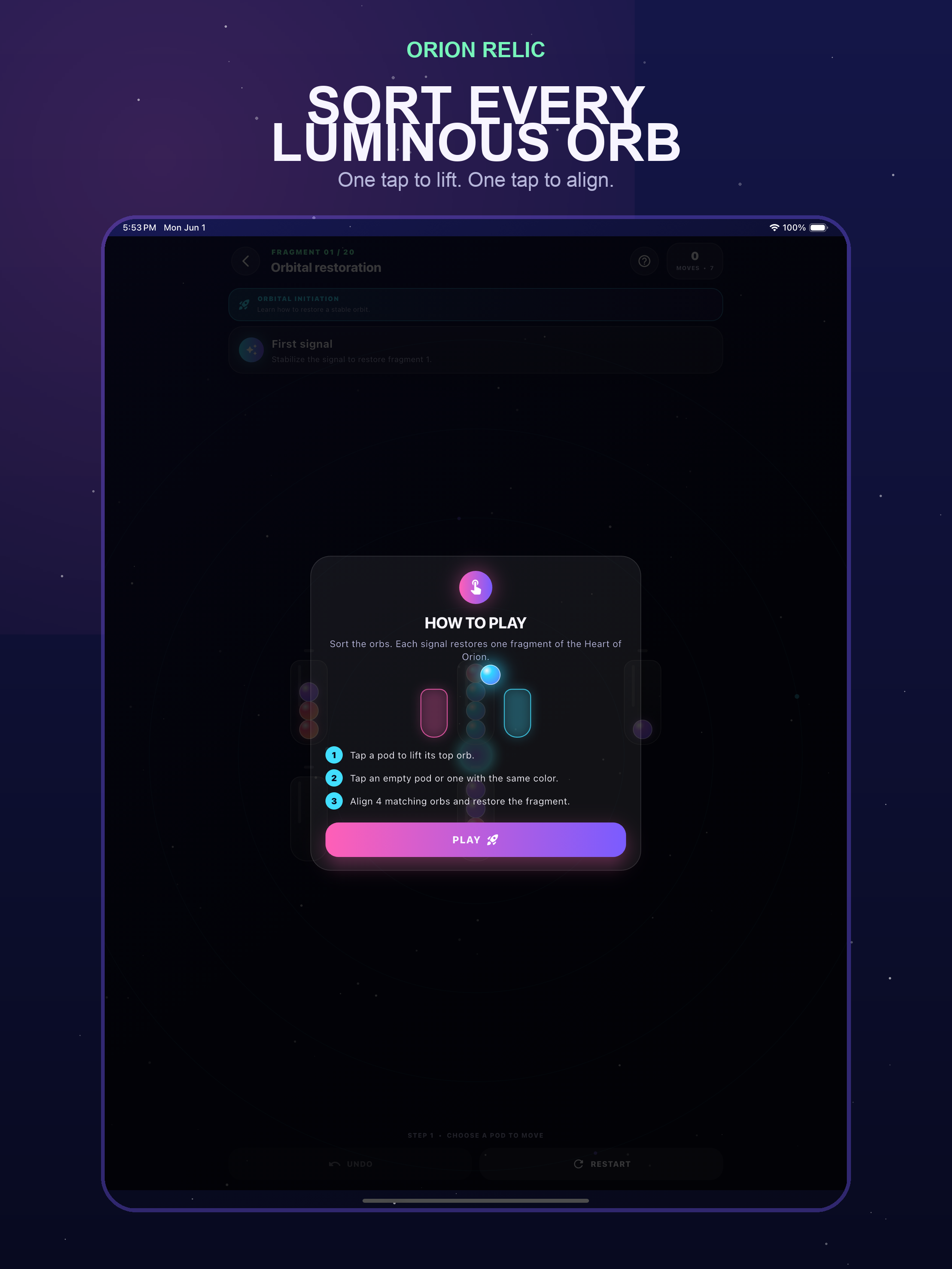Orion Relic: Color Sort screenshot 6
