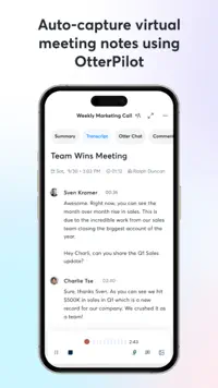 Otter Transcribe Voice Notes screenshot 2
