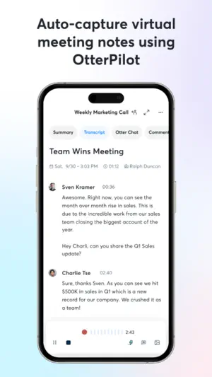 Otter Transcribe Voice Notes screenshot 2