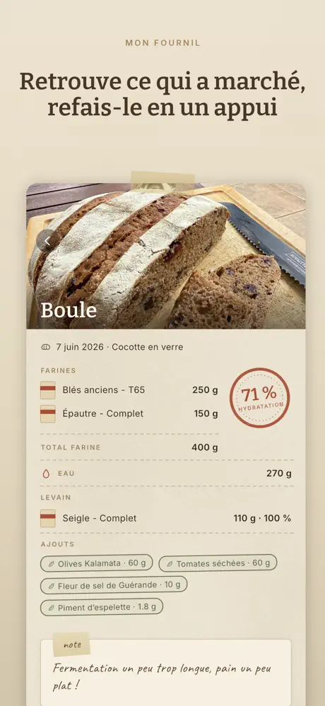 Mon Fournil – Pain maisonアプリ screenshot 2