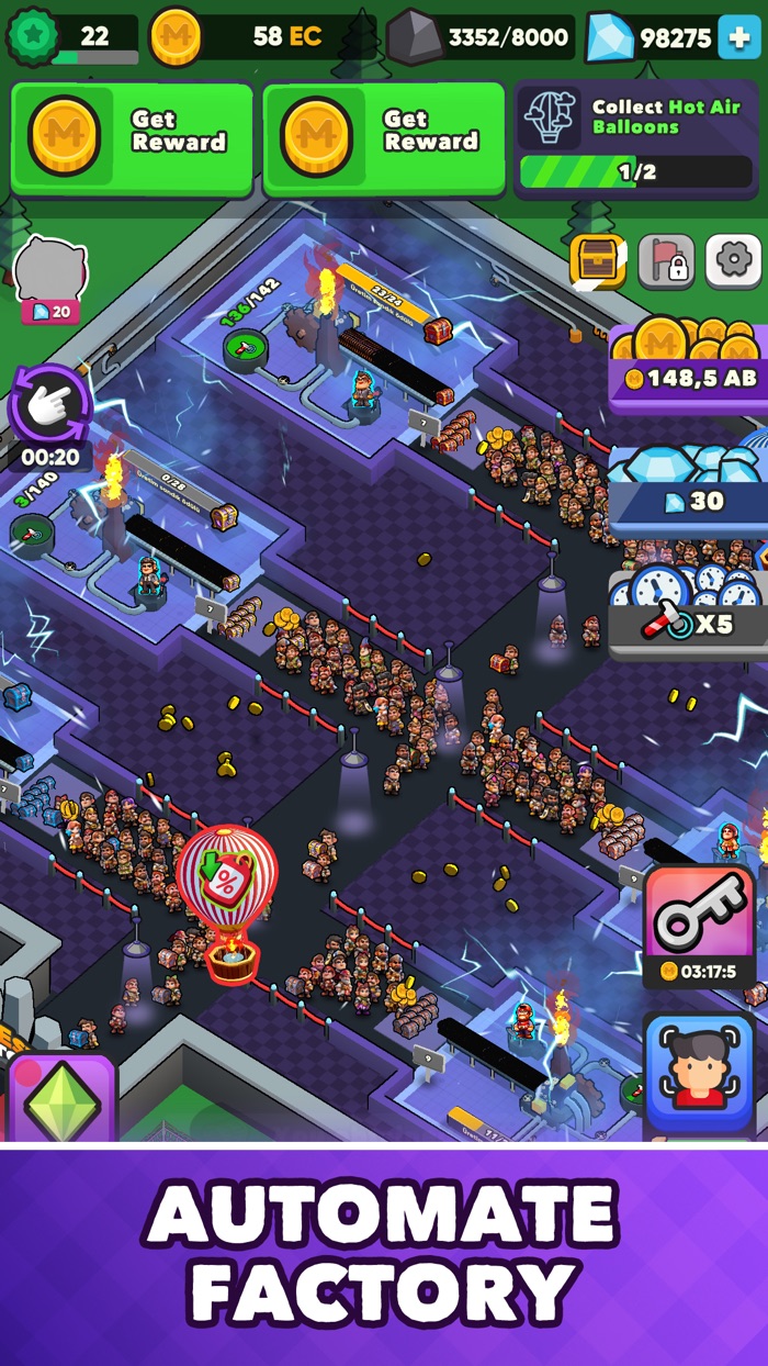 Idle Chest Factory Clicker