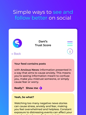 Sway.ly: Social Media Safety iPad screenshot