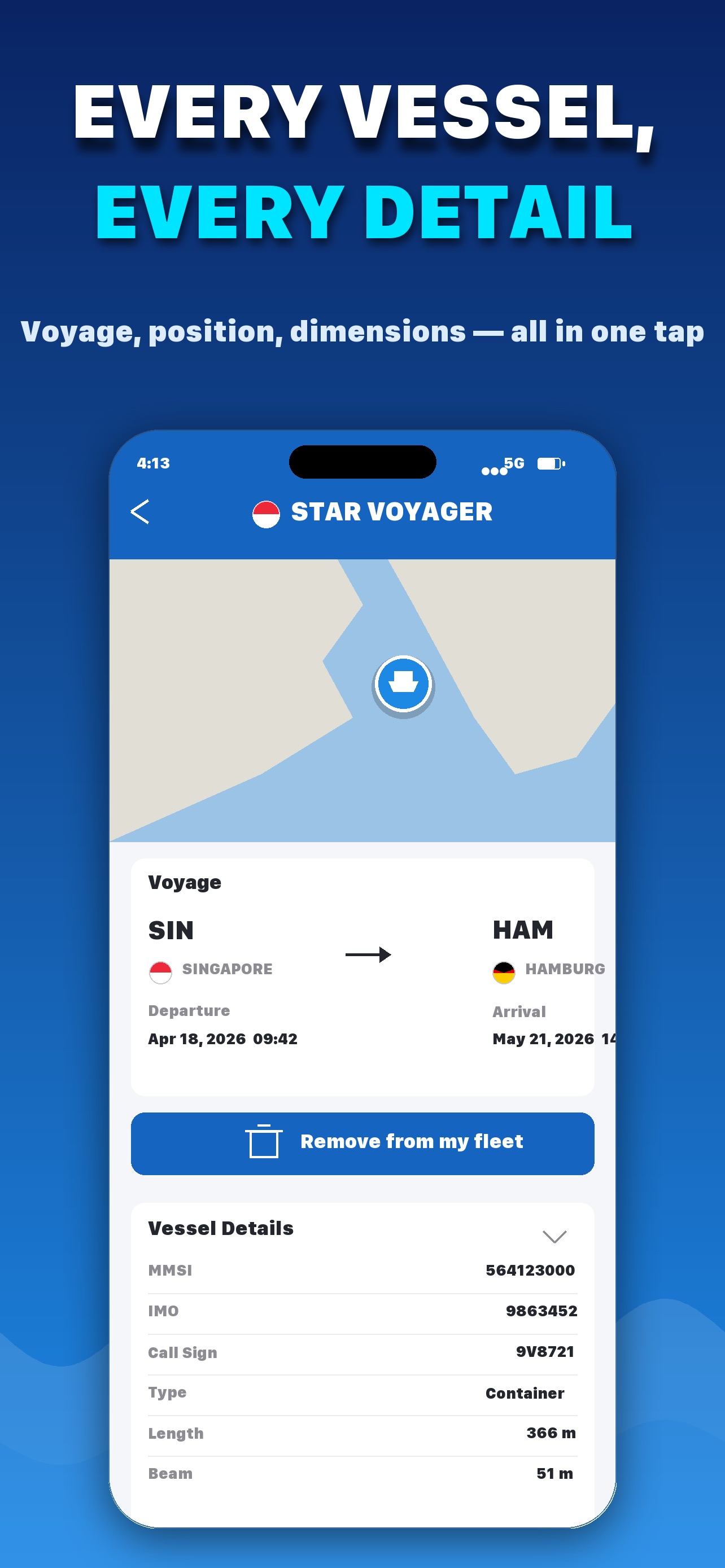 Screenshot 2 of Ship Tracker Boat Marine Radar