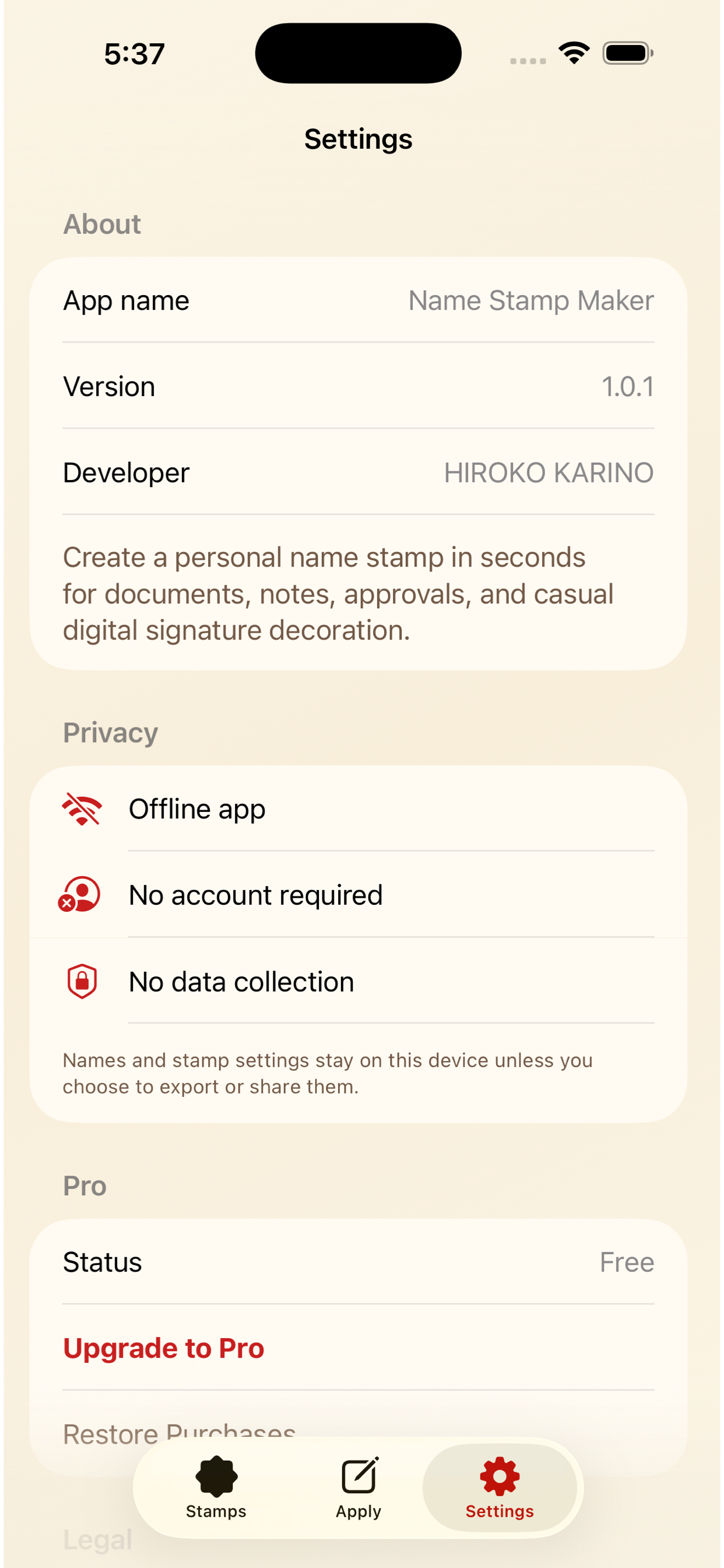 Name Stamp Maker screenshot 5
