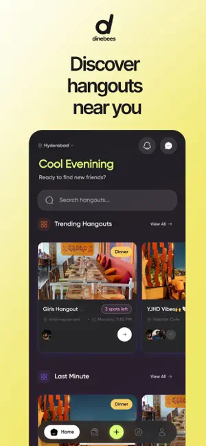 Dinebees iPhone screenshot 2