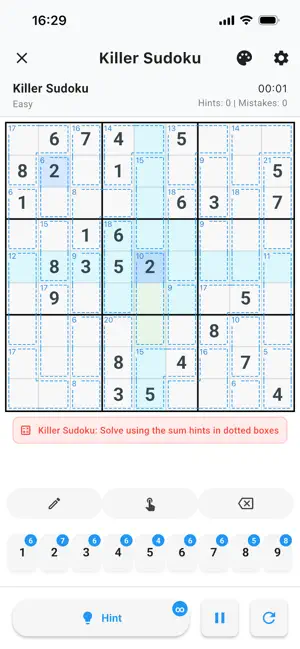 Sudoku Master: Killer Daily screenshot 2