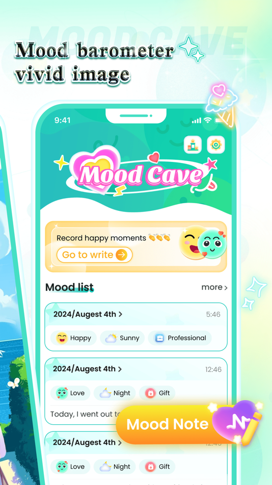 #2. Mood cave (iOS) 由: Hopenebula Technology CO., Limited