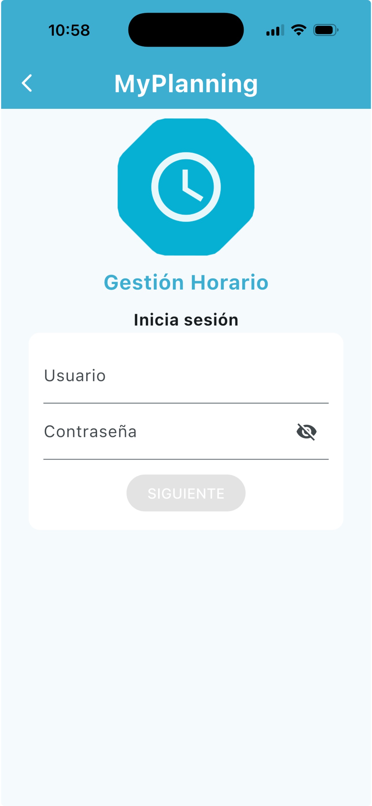 Screenshot 1 of MyPlanning