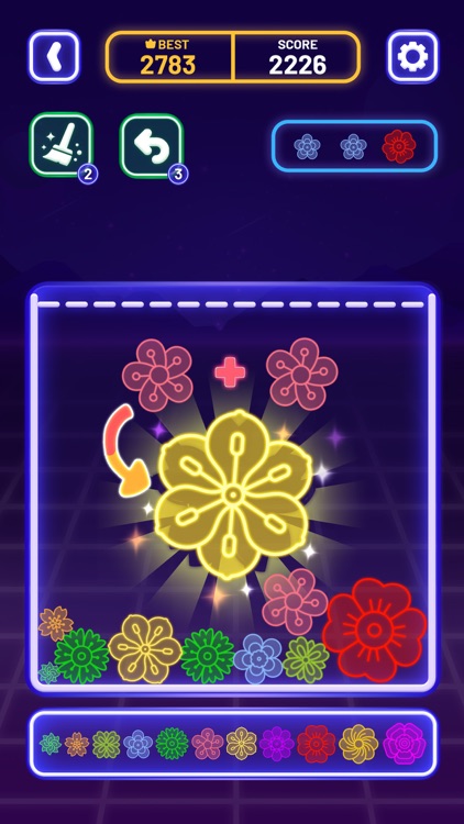 Flower Merge: Glow Blossom