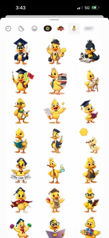 Scholar Duckling Stickers screenshot