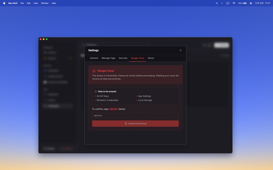 #2. Keys Vault (macOS) Podle: 亚林 李