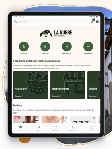 La Nubre iPad screenshot