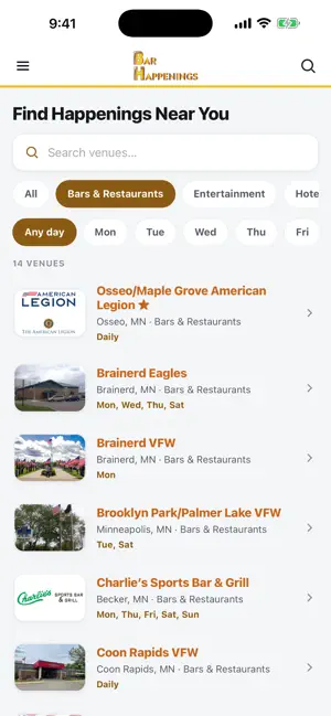 Bar Happenings screenshot 2