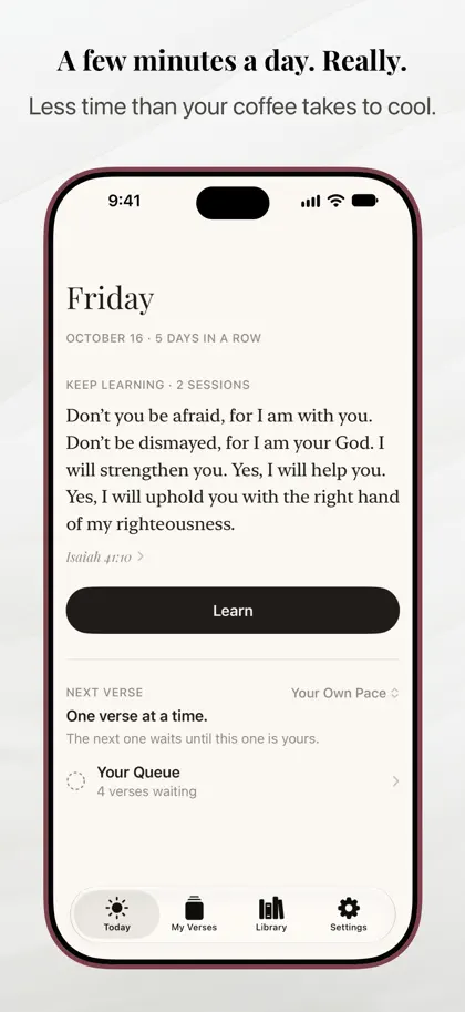 Screenshot 5 di 6 di Bible Veil: Memorize Scripture