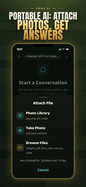 CoreAI: AI Models & Chat screenshot 1