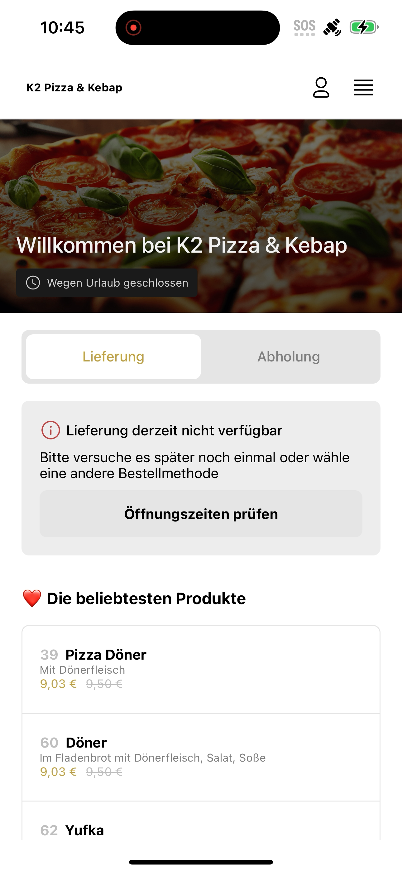 K2 Pizza & Kebap screenshot 5