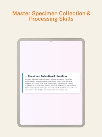 CMLA Prep: Medical Laboratory iPad screenshot