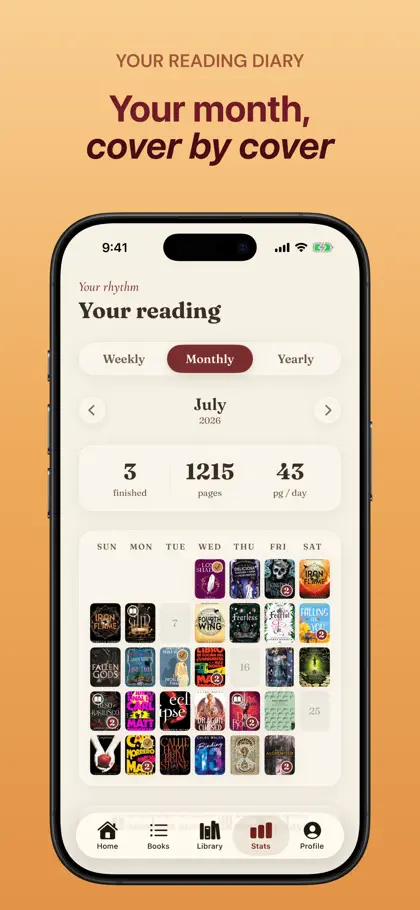 SlowRead: Book Tracker & TBR ekran görüntüsü 3 / 6