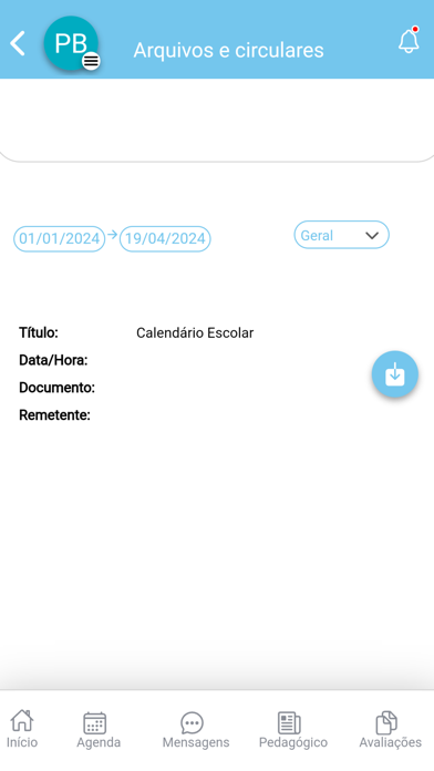 Escola Pastorinhas Screenshot