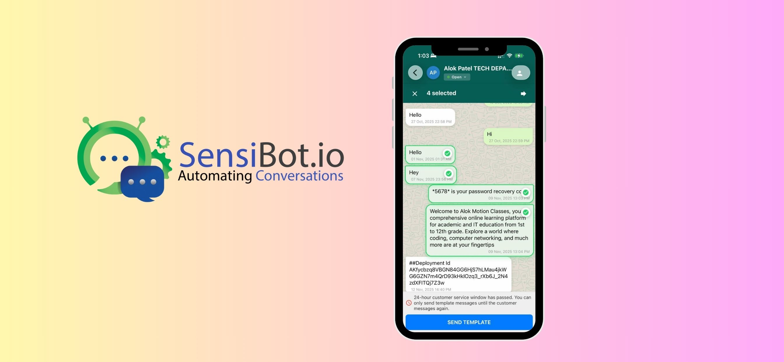 Sensibot screenshot 3