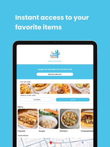 Blue Cactus Grill iPad screenshot