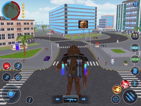 Gangster Fish Head:City Battle iPad screenshot 1 - Games app