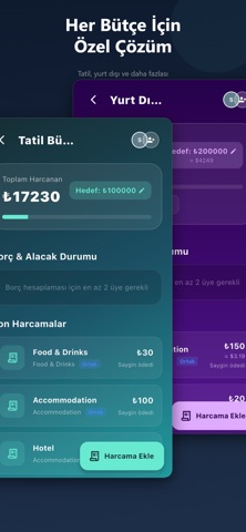 budget route: bütçe takibi iPhone screenshot