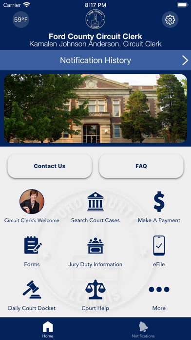 Ford County Circuit Clerk, IL Screenshot