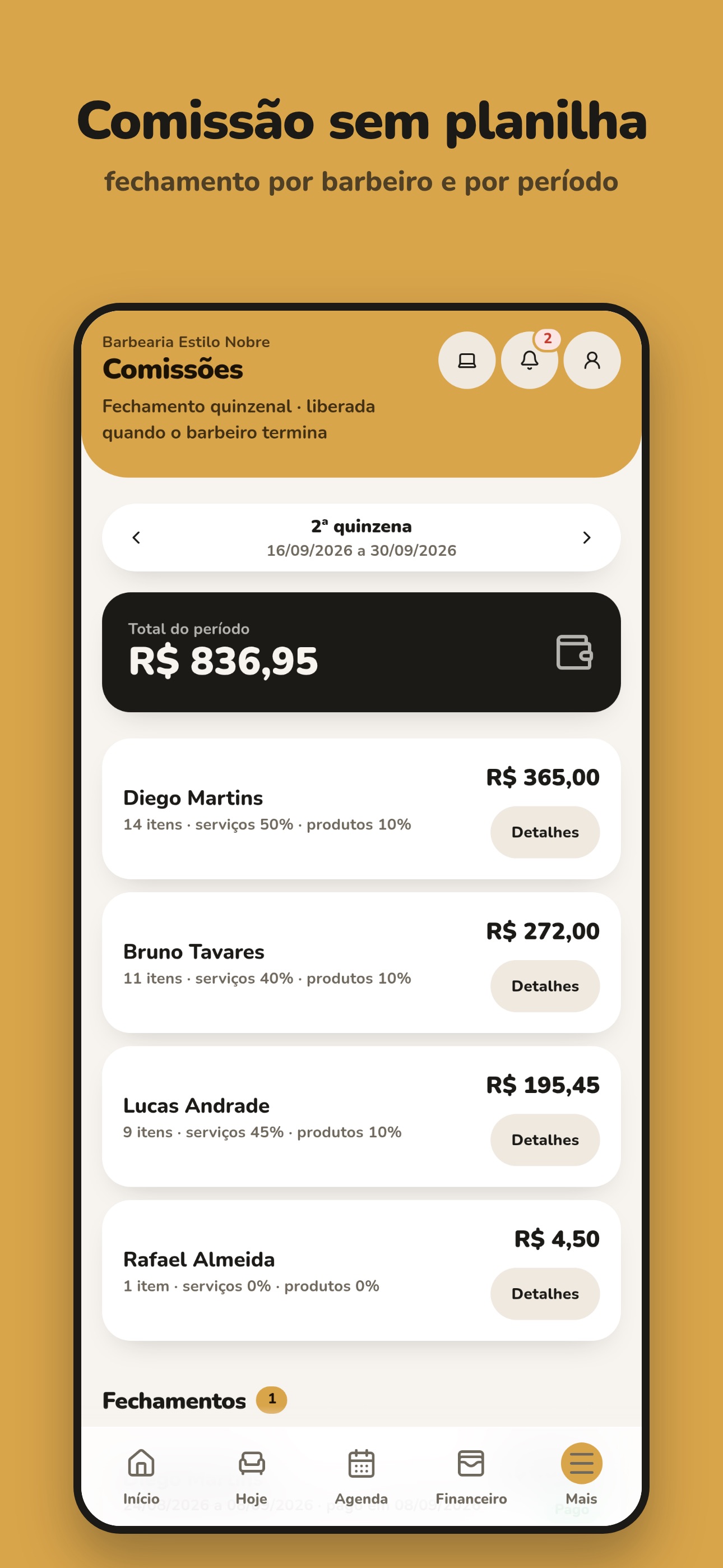 Screenshot 8 of Navalio: Gestão de Barbearia