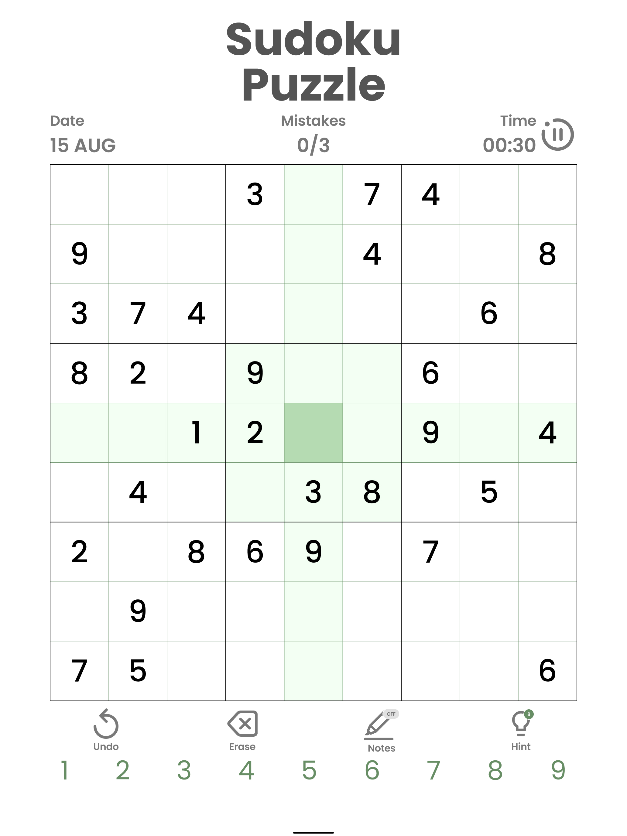 Sudoku Puzzle - Number Games screenshot 10