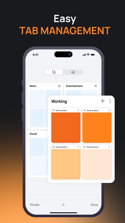 Herond Private Adblock Browser screenshot-5