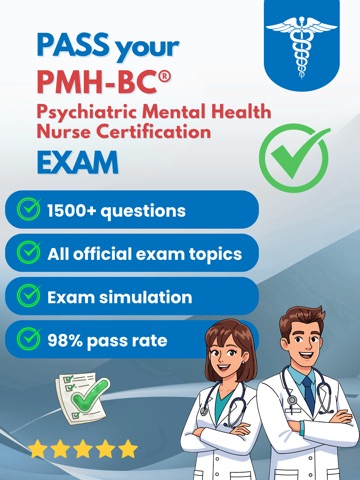 PMH-BC Exam Prep Practice 2026 iPad screenshot