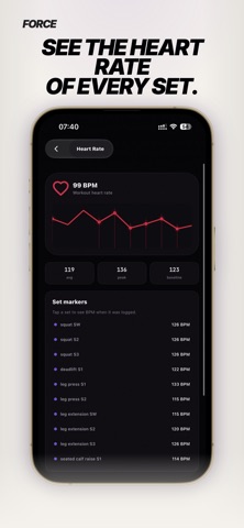 Force: Workout Log & AI Coach screenshot