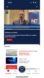 i24news iPhone Captures Décran 2