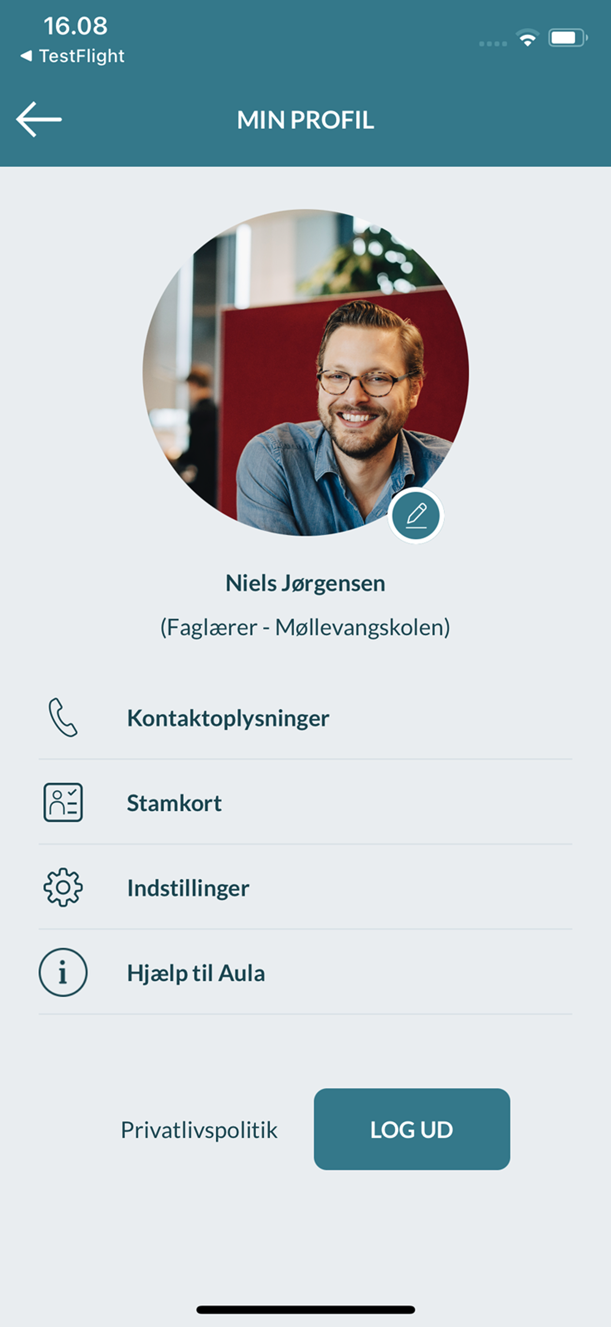 Aula for medarbejdere screenshot 6