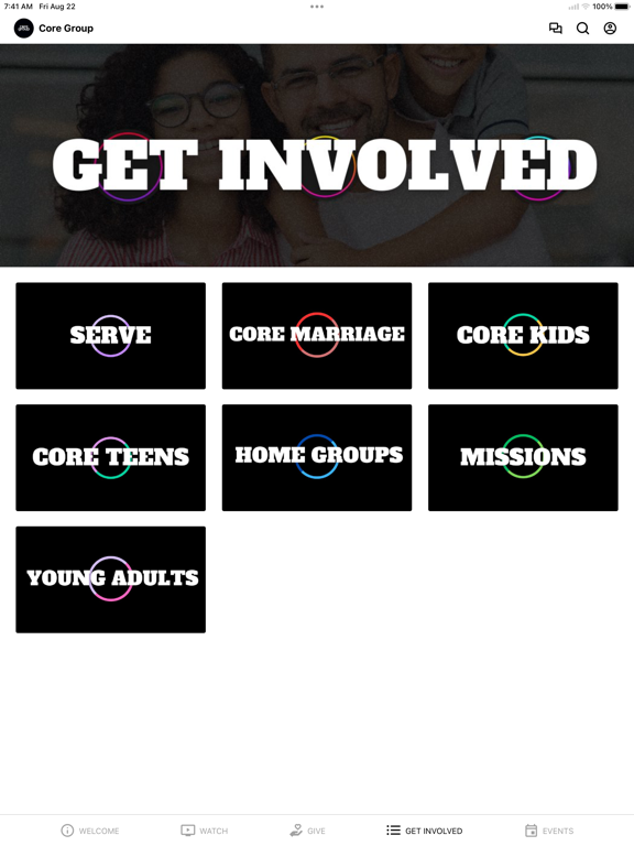 The Core Group iPad screenshot 3 - Education app