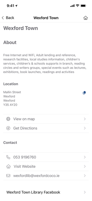 Wexford Public Libraries Screenshot 4 of 6