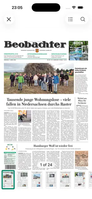 Beobachter Digital screenshot 1