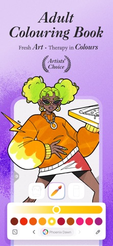 Artasy - Adult Colouring Book screenshot 1