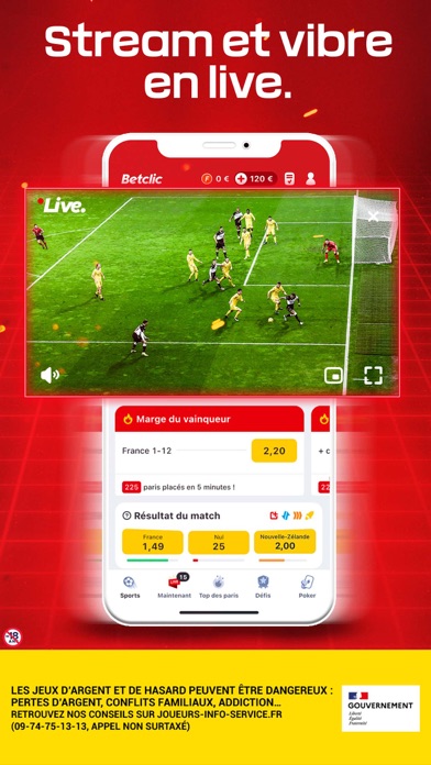 Screenshot #3 pour Betclic Paris Sportifs