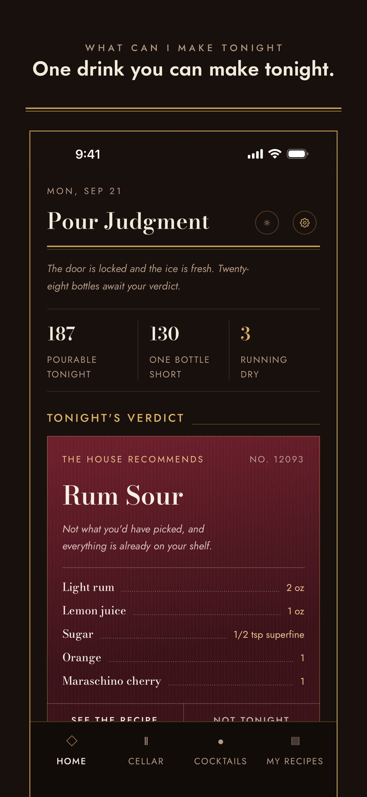 Screenshot 1 of Pour Judgment