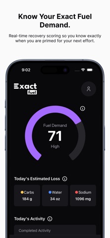 Exact Fuel: Sports Nutrition iPhone screenshot