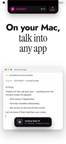 MAI: Second Brain Voice Notes screenshot