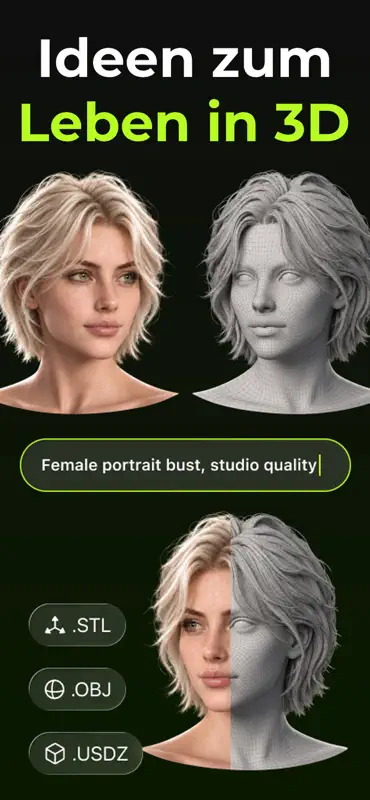 Meshy AI 3D-Generator screenshot 1 of 6
