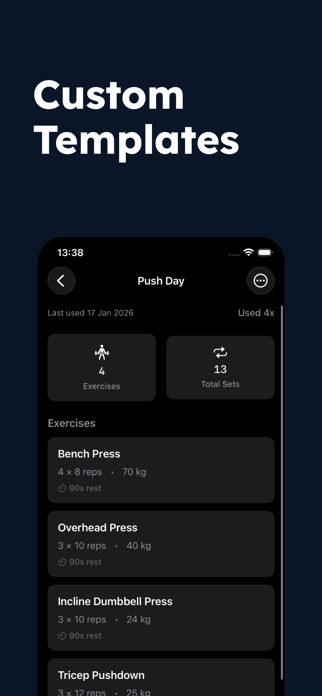 Ridge: Strength Training Log Screenshot 4 of 7