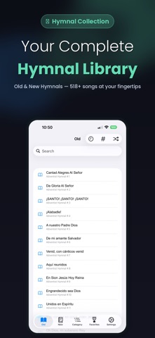 Adventist Hymns, eHimnario iPhone screenshot