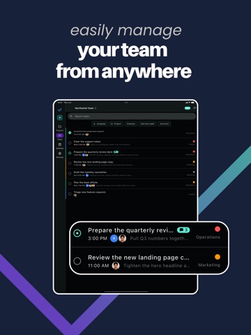 asateam: Team To-Do List iPad screenshot