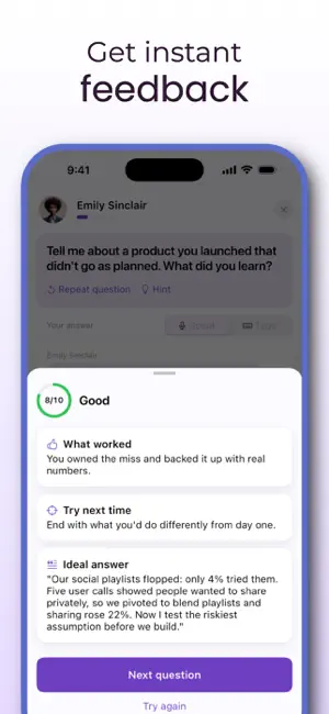MockXP: Mock Interview AI screenshot 3